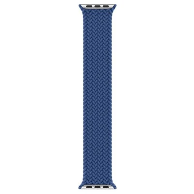 Ανταλλακτικό λουράκι ROCKROSE πλεκτό solo band Maya για Apple Watch 42/44mm σε L μέγεθος 165mm μπλε