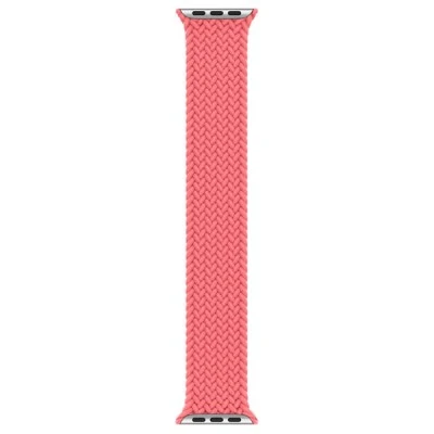 Ανταλλακτικό λουράκι ROCKROSE πλεκτό solo band Maya για Apple Watch 42/44mm 135mm σε ροζ χρώμα Ανταλλακτικό λουράκι ROCKROSE πλεκτό solo band Maya για Apple Watch 42/44mm 135mm σε ροζ χρώμα