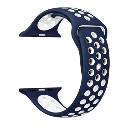 Aνταλλακτικό λουράκι ROCKROSE band σιλικόνης Starry Night για Apple Watch 42/44mm σε μπλε χρώμα