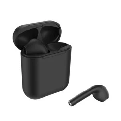 Ακουστικά ασύρματα CELEBRAT bluetooth W10 true wireless με θήκη φόρτισης σε μαύρο χρώμα