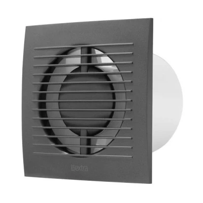 Εξαεριστήρας μπάνιου Φ100mm ανθρακί 15W 100m³/h 2550rpm 32dB IPX4 Εξαεριστήρας μπάνιου Φ100mm ανθρακί 15W 100m³/h 2550rpm 32dB IPX4