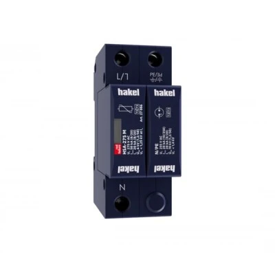 Απαγωγός κρουστικών υπερτάσεων Hakel® HSA-275/1+1 M  SPD T2+T3