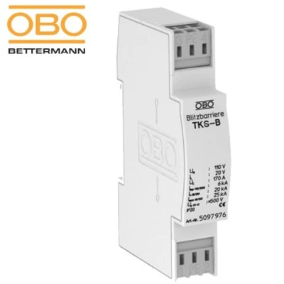 TKS-B 5097976  SPD τηλεφωνικά με βασική προστασία για αντικεραυνική προστασία ισοδυναμικής συγκόλλησης