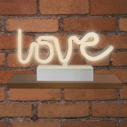 Φωτιστικό NEON LED STRIPS LOVE 2*AA μπαταρίας 3V {enjoysimplicity}™ με διάσταση 245x30x145mm