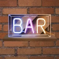 Διακοσμητικό φωτιστικό NEON LED STRIPS BAR με USB ΚΑΛΩΔΙΟ 1mt 5V 230x40x127mm {enjoysimplicity}™
