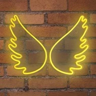 Φωτιστικό διακοσμητικό NEON LED STRIPS WINGS τροφοδοσία με USB καλώδιο 1mt 5V και διάσταση 445x15x340mm {enjoysimplicity}™