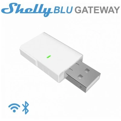 Πύλη Bluetooth σε Wi-Fi σε ένα dongle USB-A Shelly Blu Gateway