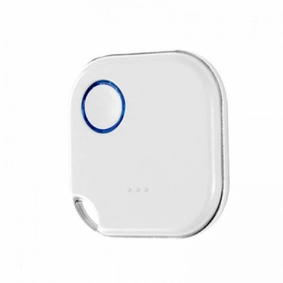 Shelly BLU Button1 σε λευκό χρώμα για τον έλεγχο smart συσκευών