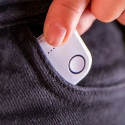 Shelly BLU Button1 σε λευκό χρώμα για τον έλεγχο smart συσκευών