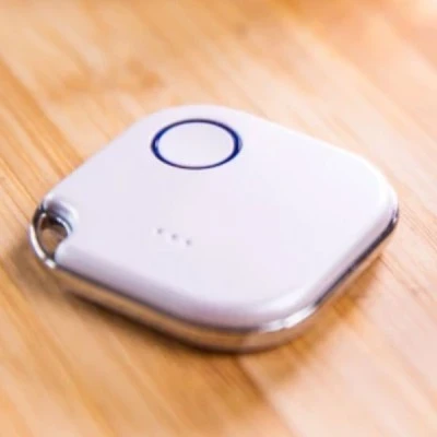 Shelly BLU Button1 σε λευκό χρώμα για τον έλεγχο smart συσκευών