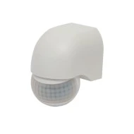 Ανιχνευτής κίνησης υπερύθρων επίτοιχος 230V IP44 με γωνία ανίχνευσης 180° ~12m σε λευκό χρώμα 