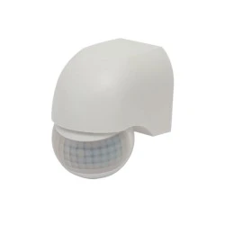Ανιχνευτής κίνησης υπερύθρων επίτοιχος 230V IP44 με γωνία ανίχνευσης 180° ~12m σε λευκό χρώμα 