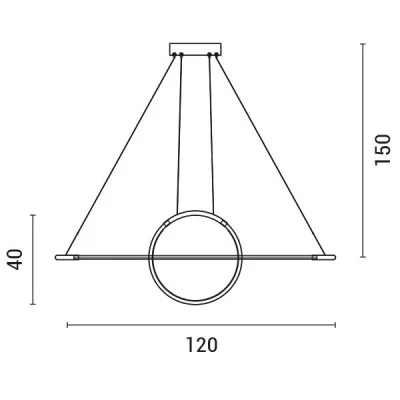 Led κρεμαστό γραμμικό χρυσό φωτιστικό 45W θερμό φως 3000k 3375lm 25000h εσωτερικού χώρου Led κρεμαστό γραμμικό χρυσό φωτιστικό 45W θερμό φως 3000k 3375lm 25000h εσωτερικού χώρου