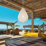Κρεμαστό φωτιστικό μονόφωτο Ε27 RATTAN σε λευκό χρώμα IP20 εσωτερικού χώρου Κρεμαστό φωτιστικό μονόφωτο Ε27 RATTAN σε λευκό χρώμα IP20 εσωτερικού χώρου