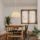 Φωτιστικό κρεμαστό Natural Bamboo μονόφωτο με ντουί Ε27 IP20 εσωτερικού χώρου
