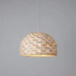 Φωτιστικό κρεμαστό Natural Bamboo μονόφωτο με ντουί Ε27 IP20 εσωτερικού χώρου