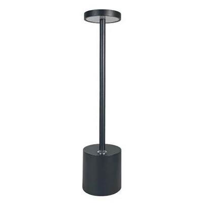 Πορτατίφ αφής επαναφορτιζόμενο LED 4W DIMMABLE με θερμό λευκό φως 3000k σε μαύρο χρώμα IP54