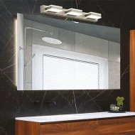Φωτιστικό μπάνιου Led 12W ενδιάμεσο φως 4000k 720lm τετράγωνο 3Φ 500x50x100 νίκελ Φωτιστικό μπάνιου Led 12W ενδιάμεσο φως 4000k 720lm τετράγωνο 3Φ 500x50x100 νίκελ