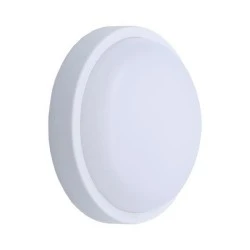 Φωτιστικό τοίχου στρογγυλό LED "PLUS" 18W Φ200x55 12/24V AC/DC 6500K ψυχρό λευκό φως IP54 
