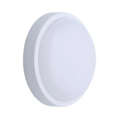 Φωτιστικό τοίχου στρογγυλό LED "PLUS" 18W Φ200x55 12/24V AC/DC 6500K ψυχρό λευκό φως IP54 