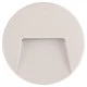 Led απλίκα λευκή στρογγυλή με σκίαστρο SLIM πλαστική 3W 3000k θερμό λευκό φως στεγανή ΙΡ65