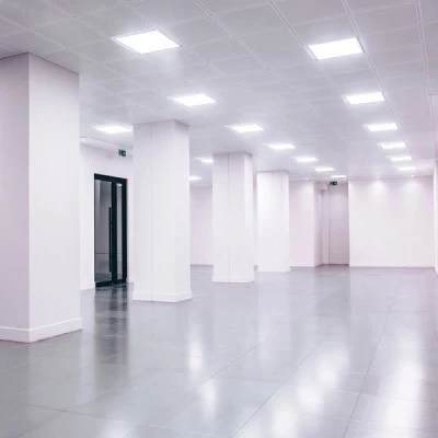 Φωτιστικό BACKLIGΗΤ UGR19 τετράγωνο 60x60cm με 4000k ενδιάμεσο λευκό φως και δυνατότητα επιλογής ισχύος 27-34-40-48W 