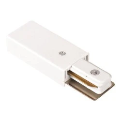 Τροφοδοτικό ράγας UNIVERSAL 2 καλωδίων με τάση 220V σε λευκό χρώμα