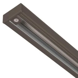 Ράγα UNIVERSAL 2 γραμμών 2m μαύρη IP20