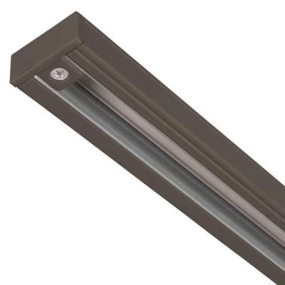 Ράγα UNIVERSAL 2 γραμμών 2m μαύρη IP20