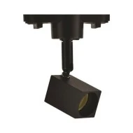 Φωστικό σποτ ρ΄άγας 2 καλωδίων με ντουί gu10 30x30mm σε μαύρο χρώμα 