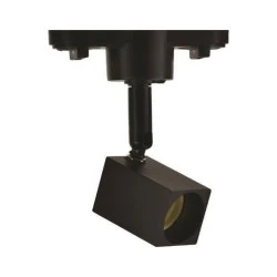 Φωστικό σποτ ρ΄άγας 2 καλωδίων με ντουί gu10 30x30mm σε μαύρο χρώμα 