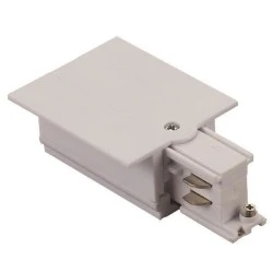 Τροφοδοτικό ράγας χωνευτής 4 καλωδίων 220V σε λευκό χρώμα IP20