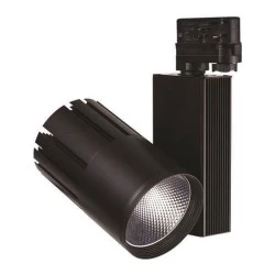 Φωτιστικό σποτ ρ΄άγας LED 30W με ενδιάμεσο χρώμα φωτός 4000k 2550lm 4 καλωδίων σε μαύρο χρώμα Φωτιστικό σποτ ρ΄άγας LED 30W με ενδιάμεσο χρώμα φωτός 4000k 2550lm 4 καλωδίων σε μαύρο χρώμα