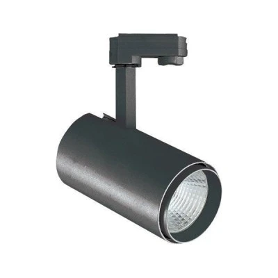 Φωτιστικό σποτ LED ράγας 30W με ενδιάμεσο χρώμα φωτός 4000k 2700lm 4 καλωδίων σε μαύρο χρώμα