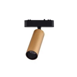 Σποτ μαγνητικής ράγας ultra slim 7W 3CCT 560lm με δυνατότητα επιλογής απόχρωσης φωτός σε μπρονζ΄έ χρώμα