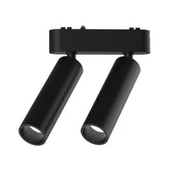 Φωτιστικ΄ό σποτ μαγνητικής ράγας ultra slim 2x7W 3CCT 1120lm σε μαύρο χρώμα με διάμετρο Φ31mm Φωτιστικ΄ό σποτ μαγνητικής ράγας ultra slim 2x7W 3CCT 1120lm σε μαύρο χρώμα με διάμετρο Φ31mm