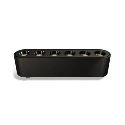 Φωτιστικό μαύρο μαγνητικής ράγας ultra slim 6W 3CCT με διάσταση 114.5x25x27.5mm & δέσμης φωτός 36⁰