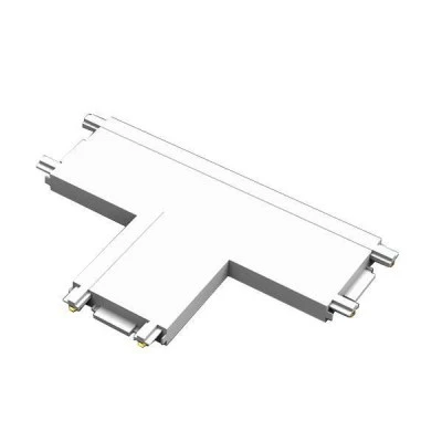 Σύνδεσμος μαγνητικής ράγας ultra slim σε σχήμα ταφ σε λευκό χρώμα IP20