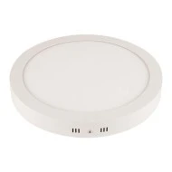 Φωτιστικό επίτοιχο LED SLIM PANEL με διάμετρο 17cm 12w θερμό χρώμα φωτός 3000k 1080lm σε λευκό χρώμα 
