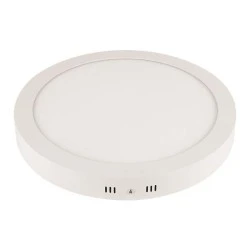 Φωτιστικό επίτοιχο LED SLIM PANEL με διάμετρο 17cm 12w θερμό χρώμα φωτός 3000k 1080lm σε λευκό χρώμα 