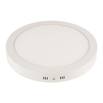 Φωτιστικό επίτοιχο LED SLIM PANEL με διάμετρο 17cm 12w θερμό χρώμα φωτός 3000k 1080lm σε λευκό χρώμα 