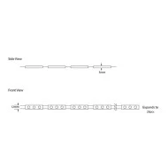 Αλυσίδα led modules samsung 1,2W 12v με ψυχρό χρώμα φωτός 6000k 126lm IP65 κατάλληλη για εξωτερικό χώρο σετ 20 τεμαχίων