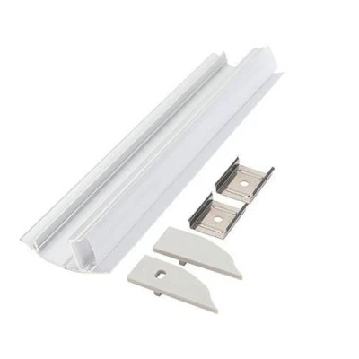 Προφίλ επίτοιχο κρυφού φωτισμού 2000x17x42mm κατάλληλο για led ταινίες IP20