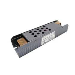 Τροφοδοτικό - led driver αλουμινίου SLIM PRO 24W 230VAC στα 12VDC για ταινίες & λάμπες LED μη στεγανό IP20