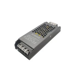 Τροφοδοτικό - led driver αλουμινίου SLIM 100W 230VAC στα 12VDC για ταινίες & λάμπες LED μη στεγανό IP20