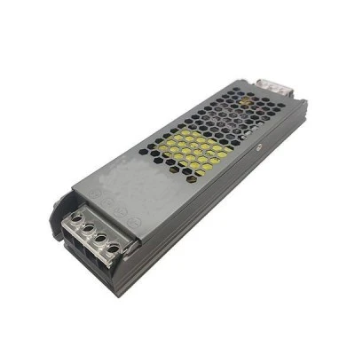 Τροφοδοτικό - led driver αλουμινίου SLIM 120W 230VAC στα 12VDC για ταινίες & λάμπες LED μη στεγανό IP20