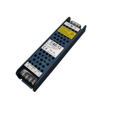 Τροφοδοτικό μεταλλικό slim 12V DC dimming (1-10v) 60W IP20 μη στεγανό με διάσταση 190x50x30mm Τροφοδοτικό μεταλλικό slim 12V DC dimming (1-10v) 60W IP20 μη στεγανό με διάσταση 190x50x30mm