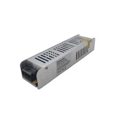 Τροφοδοτικό - LED DRIVER αλουμινίου SLIM PRO 120W 230VAC στα 24VDC για ταινίες & λάμπες LED μη στεγανό IP20
