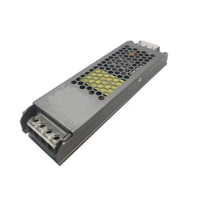 Τροφοδοτικό μεταλλικό slim 24V DC 150W IP20 μη στεγανό με διάσταση 178x50x23mm