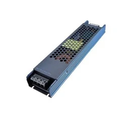 Τροφοδοτικό - LED DRIVER αλουμινίου SLIM  350W 230VAC στα 24VDC για ταινίες & λάμπες LED μη στεγανό IP20